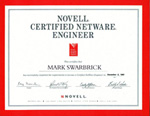 Novell Certificate
